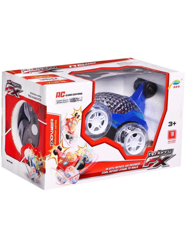 Перевёртыш радиоуправляемый «Трюкач», подсветка колес, работает от аккумулятора цвет синий