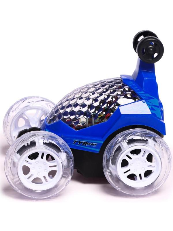 Перевёртыш радиоуправляемый «Трюкач», подсветка колес, работает от аккумулятора цвет синий