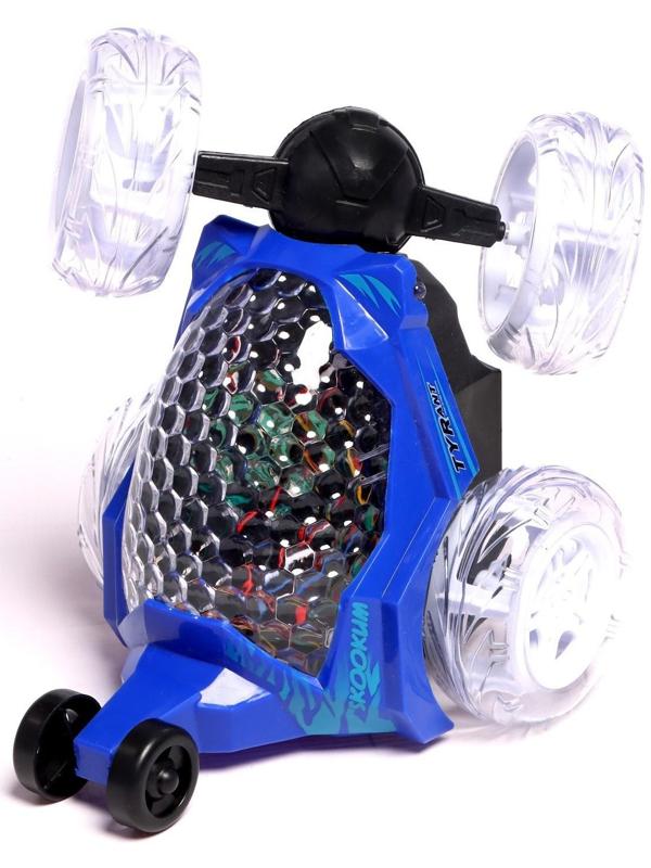 Перевёртыш радиоуправляемый «Трюкач», подсветка колес, работает от аккумулятора цвет синий