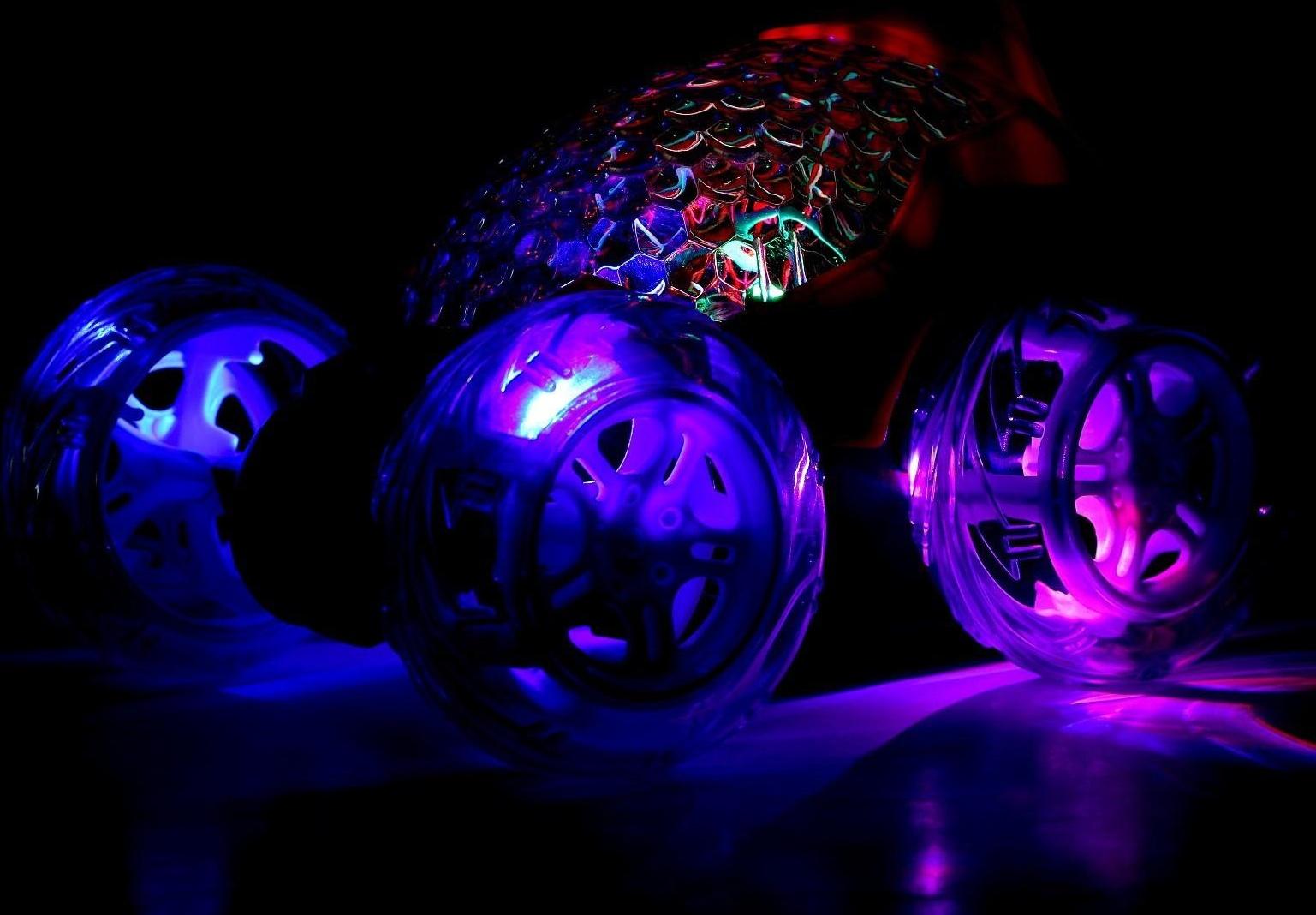 Перевёртыш радиоуправляемый «Трюкач», подсветка колес, работает от аккумулятора цвет красный