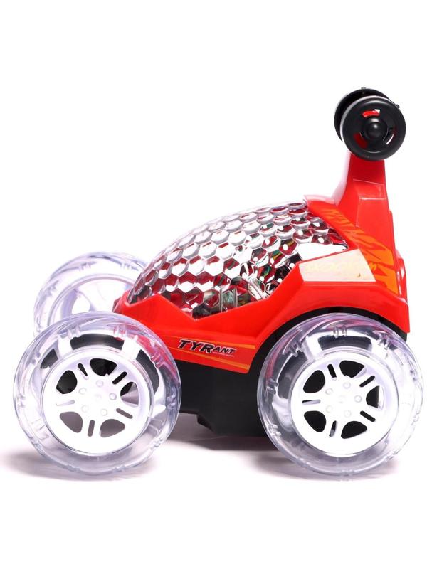 Перевёртыш радиоуправляемый «Трюкач», подсветка колес, работает от аккумулятора цвет красный