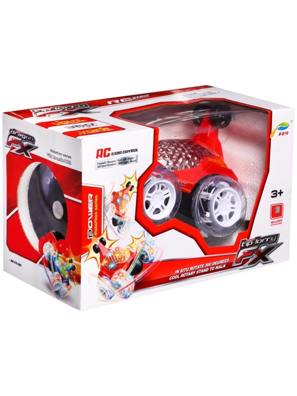 Перевёртыш радиоуправляемый «Трюкач», подсветка колес, работает от аккумулятора цвет красный