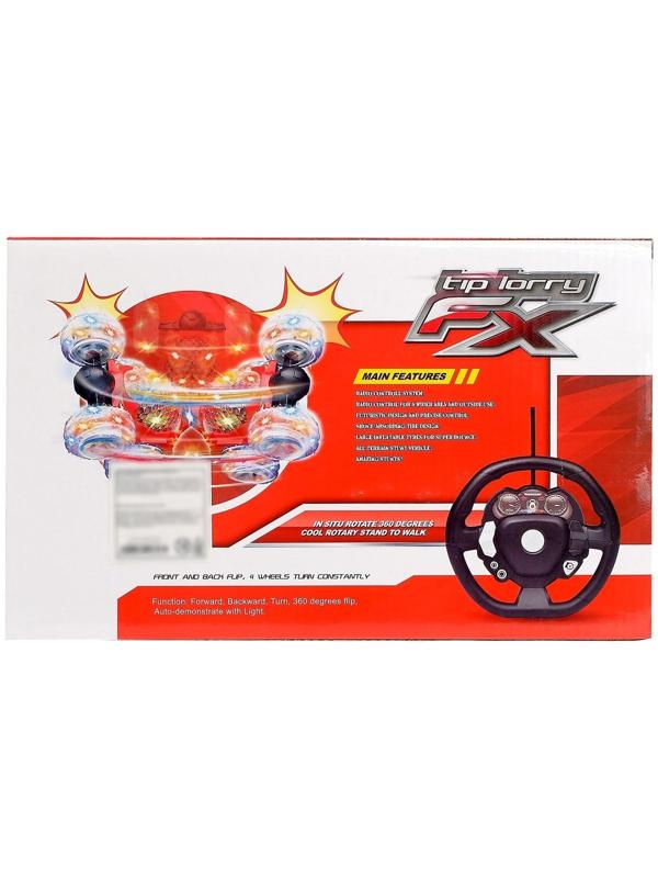 Перевёртыш радиоуправляемый «Трюкач», подсветка колес, работает от аккумулятора цвет красный