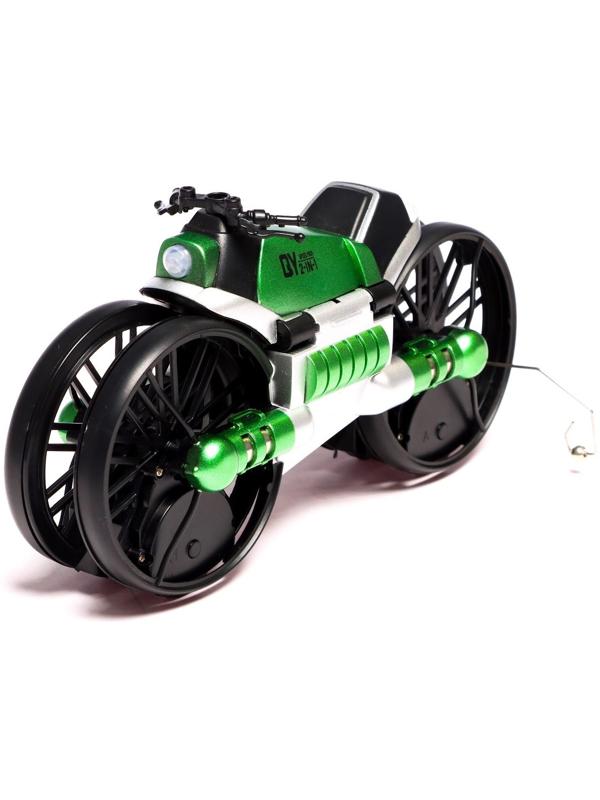 Квадрокоптер радиоуправляемый «Трансформер» QY66-D08C, управление жестами / Зелёный