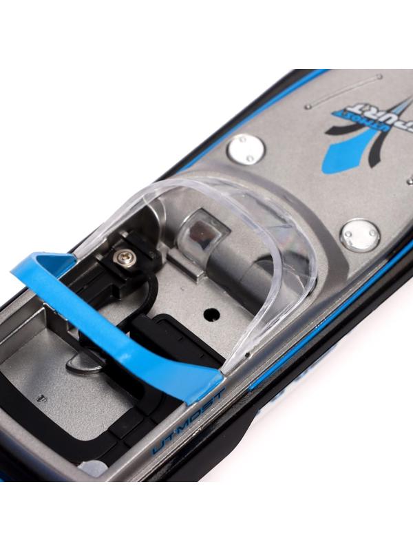 Катер радиоуправляемый Mini Boat, работает от аккумулятора, цвет синий