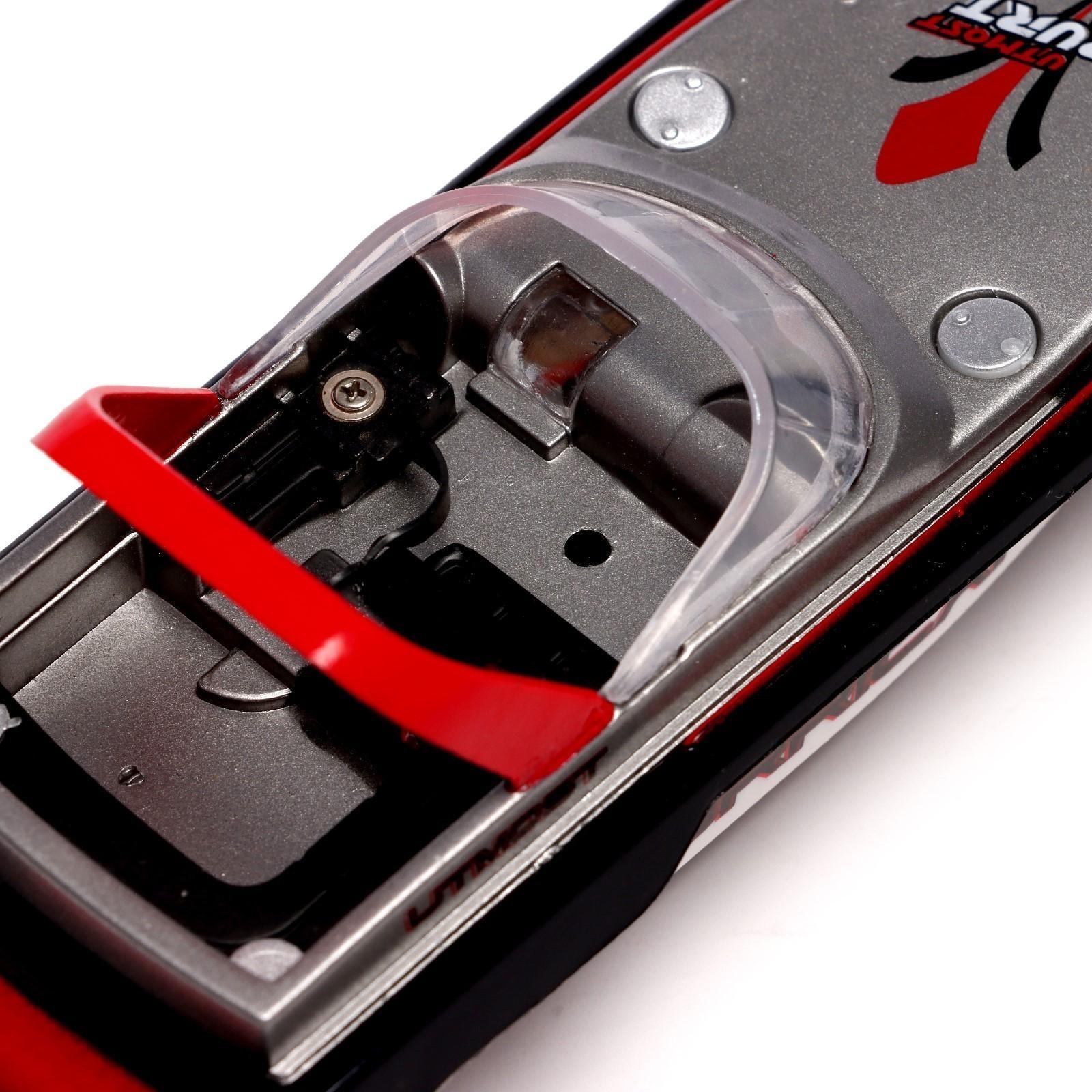 Катер радиоуправляемый Mini Boat, работает от аккумулятора, цвет красный