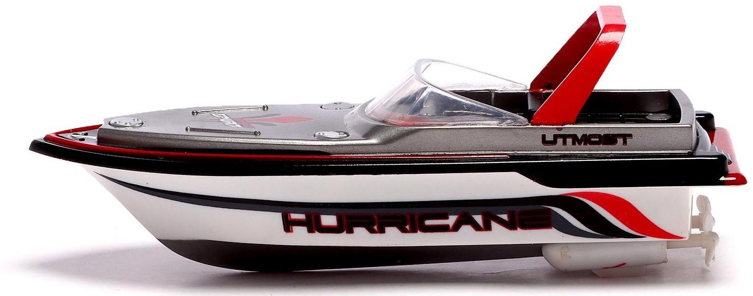 Катер радиоуправляемый Mini Boat, работает от аккумулятора, цвет красный