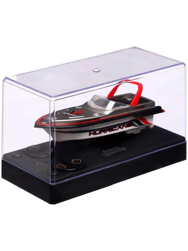 Катер радиоуправляемый Mini Boat, работает от аккумулятора, цвет красный