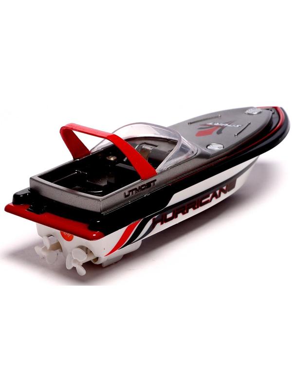 Катер радиоуправляемый Mini Boat, работает от аккумулятора, цвет красный