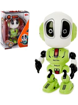 Робот «Повторюшка», реагирует на прикосновение, световые и звуковые эффекты, цвет зелёный