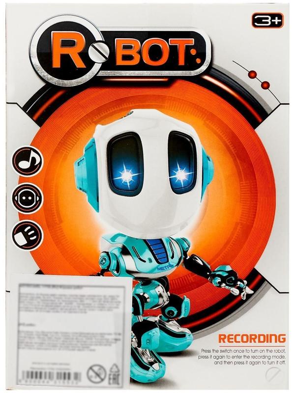 Робот «Повторюшка», реагирует на прикосновение, световые и звуковые эффекты, цвет зелёный