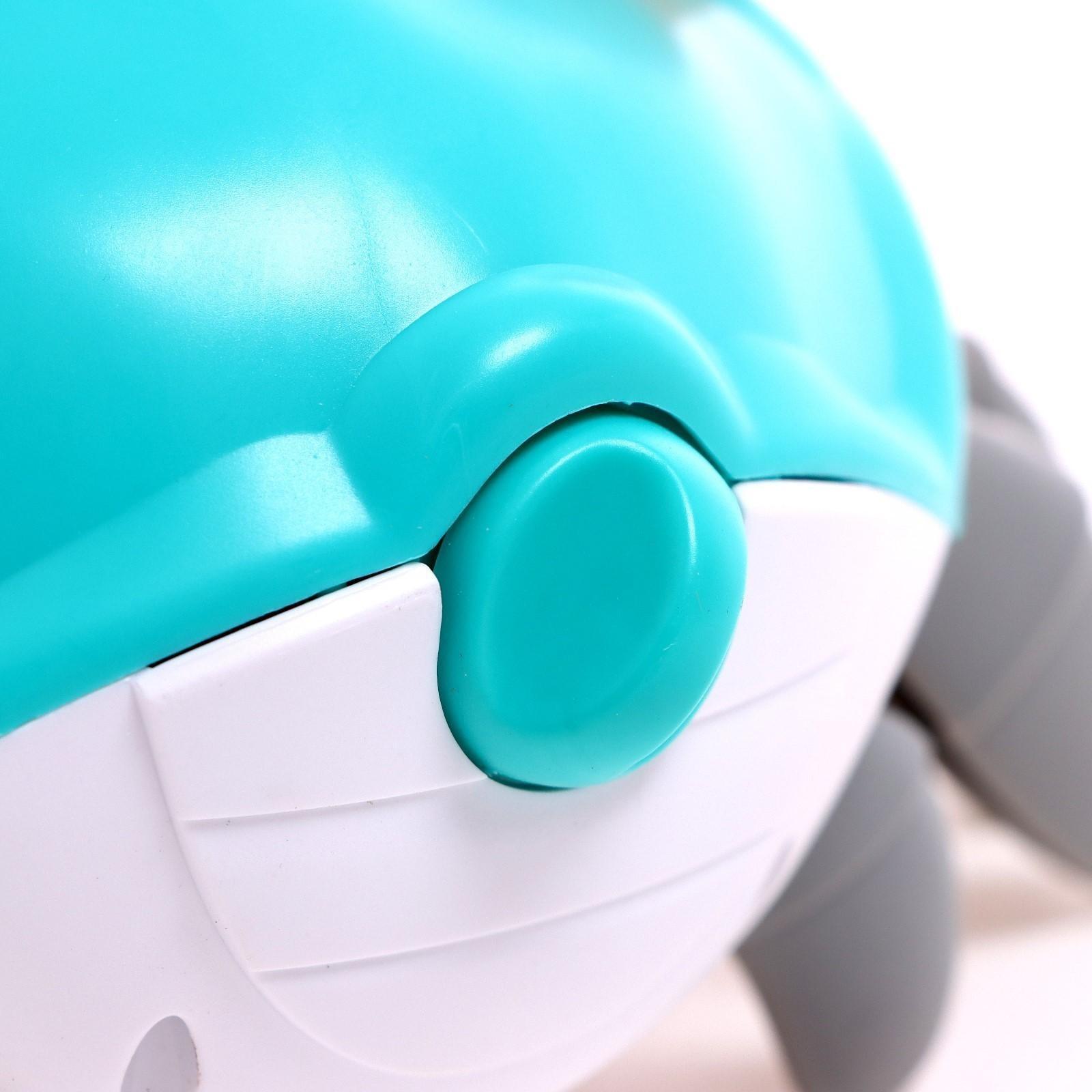 Каталка на верёвке «Краб», водоплавающая, цвет бирюзовый