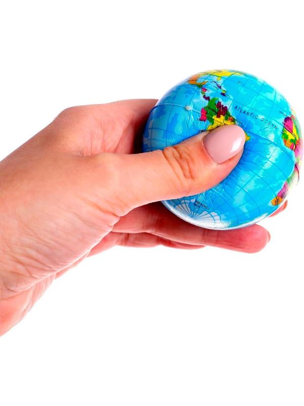Мяч мягкий «Глобус», 6,3 см, 1 шт.