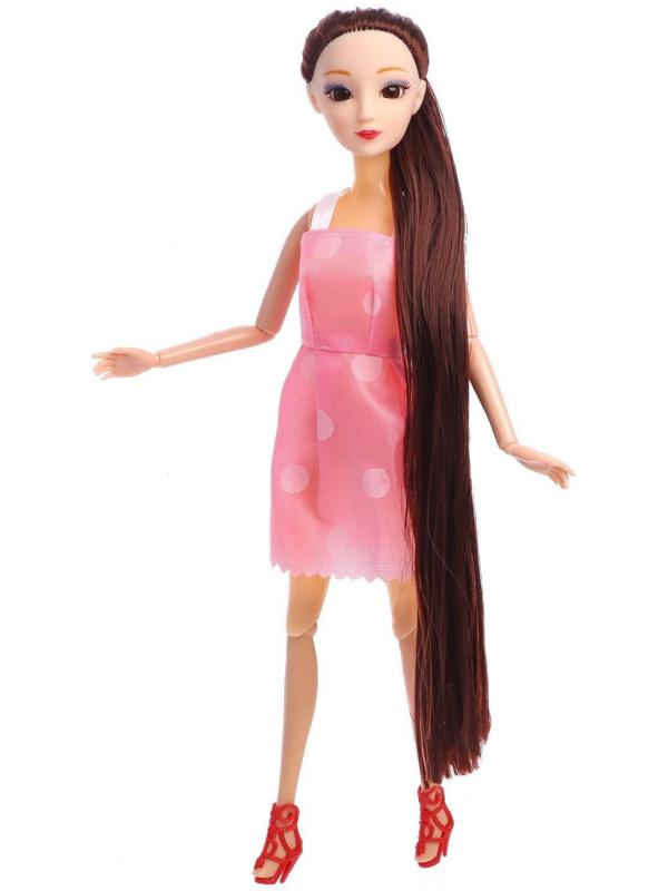 Кукла модная шарнирная «Карина», в платье, МИКС