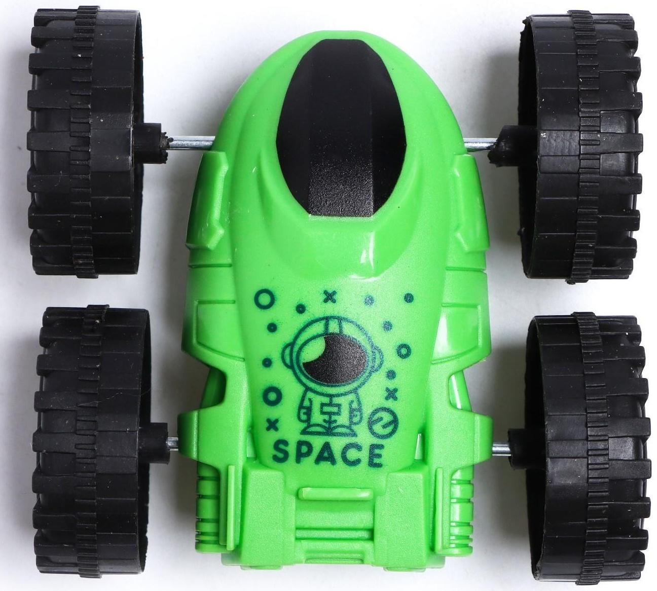 Перевертыш инерционный «Машинка-перевертыш», цвет зелёный