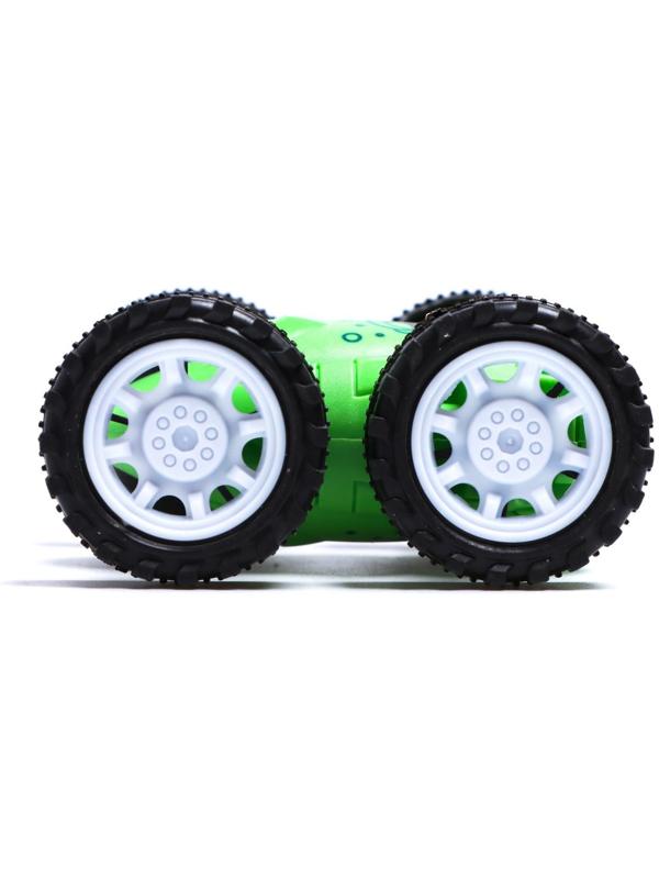 Перевертыш инерционный «Машинка-перевертыш», цвет зелёный