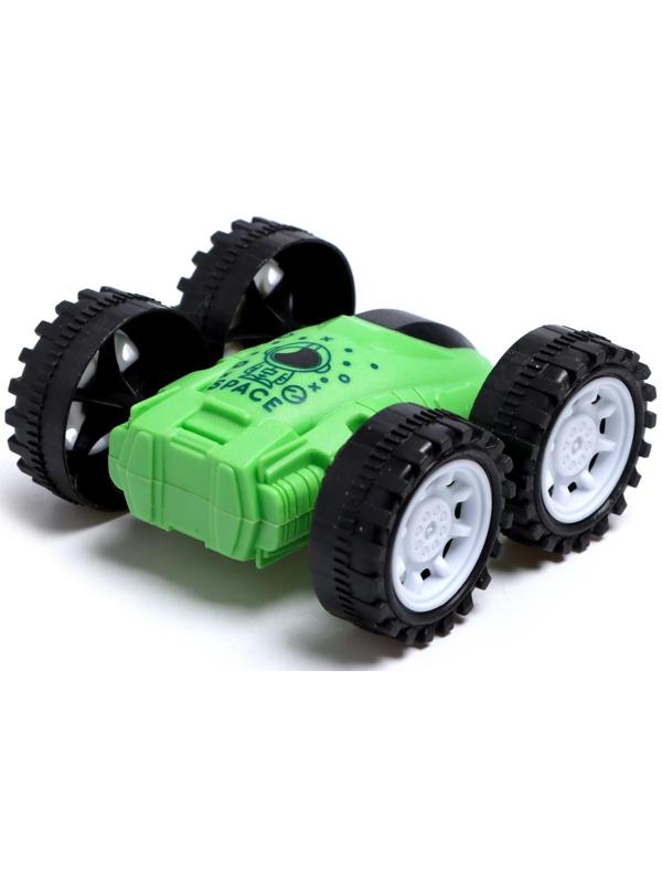 Перевертыш инерционный «Машинка-перевертыш», цвет зелёный