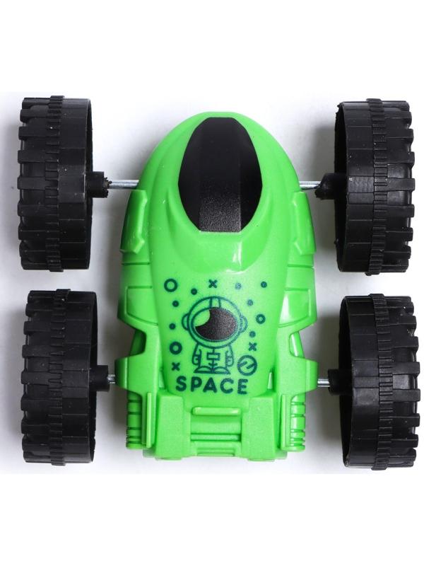 Перевертыш инерционный «Машинка-перевертыш», цвет зелёный