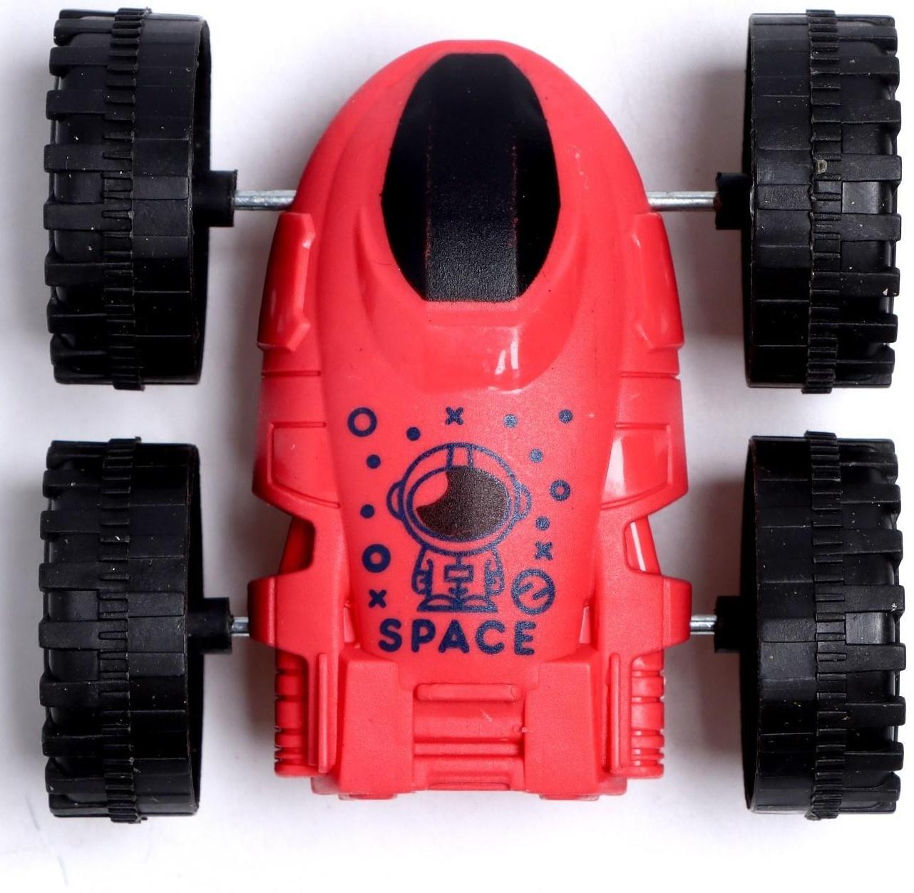 Перевертыш инерционный «Машинка-перевертыш», цвет красный