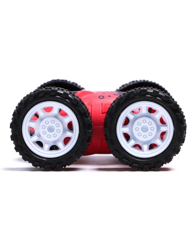 Перевертыш инерционный «Машинка-перевертыш», цвет красный