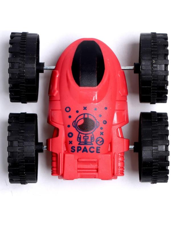 Перевертыш инерционный «Машинка-перевертыш», цвет красный