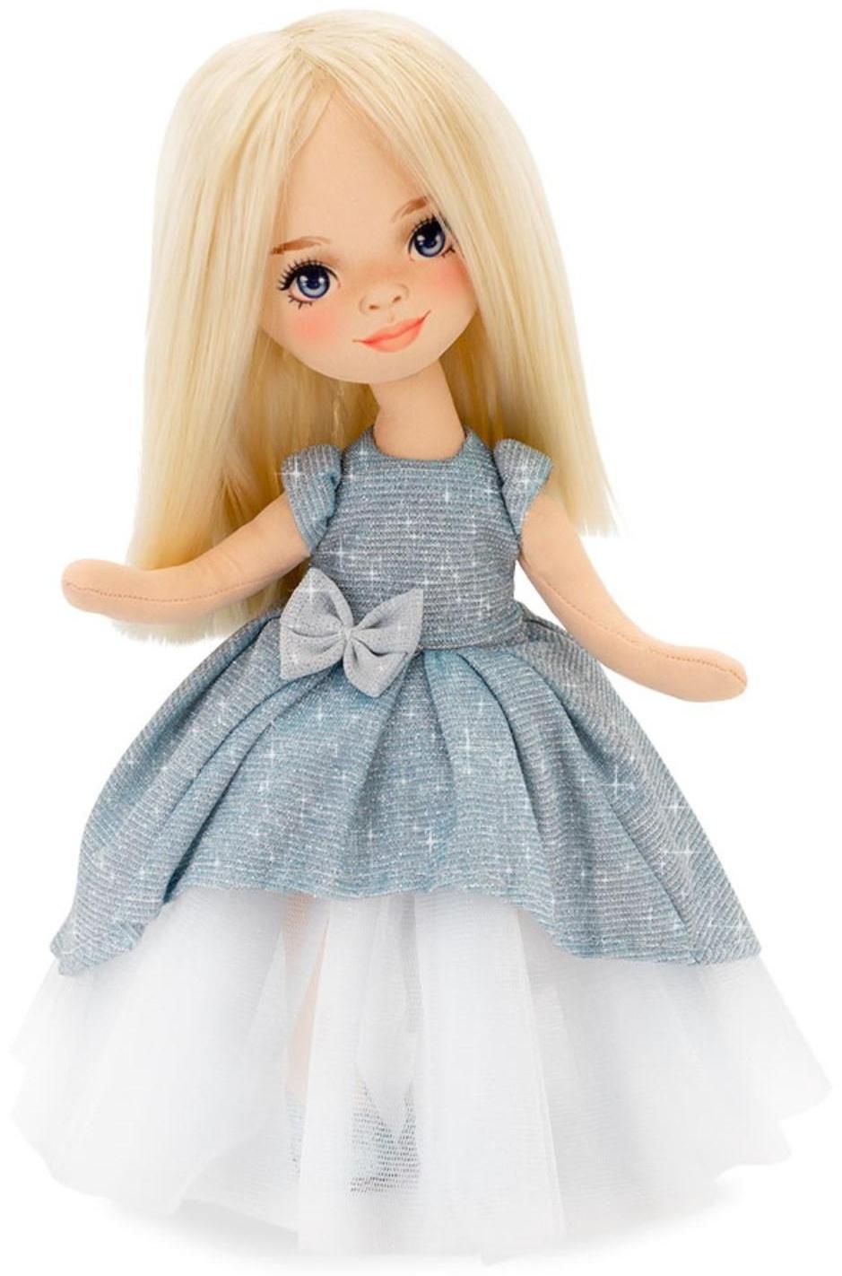 Мягкая кукла Mia «В голубом платье», 32 см