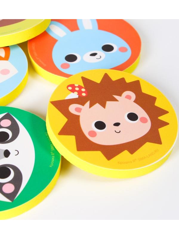 Мемо-игра: стикеры EVA для ванны «Животные леса»