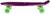 Пенниборд 56 х 15 см, колеса PU 60 х 45 мм, алюминиевая подвеска, цвет фиолетовый