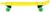 Пенниборд 56 х 15 см, колеса PVC 50 мм,пластиковая подвеска, цвет желтый