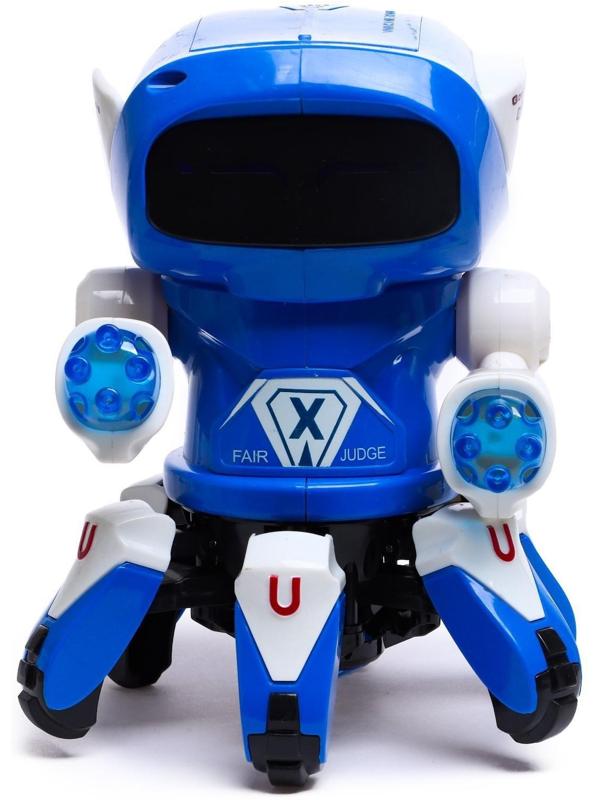 Робот «Пришелец», световые и звуковые эффекты, работает от батареек, цвет синий