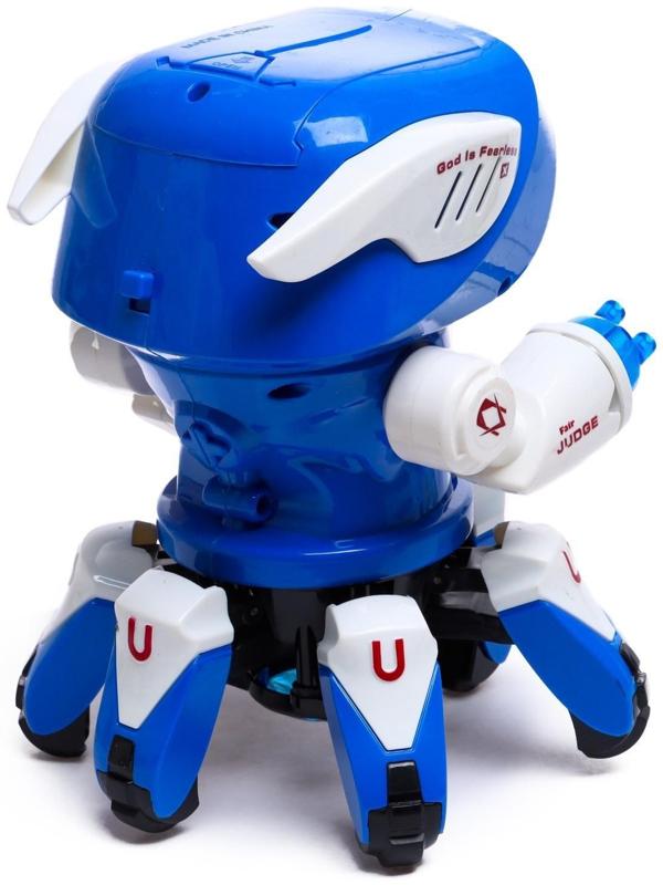 Робот «Пришелец», световые и звуковые эффекты, работает от батареек, цвет синий