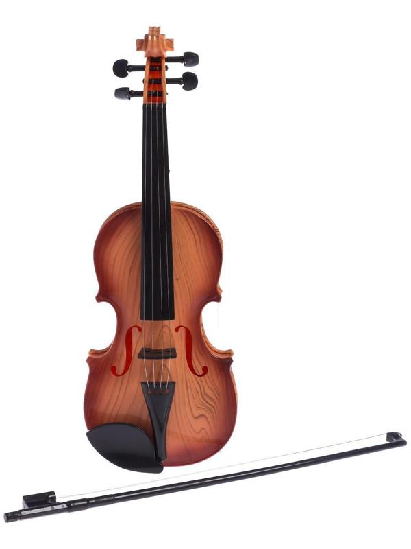 Игрушка музыкальная «Скрипка. Маэстро», звуковые эффекты, цвет светло-коричневый