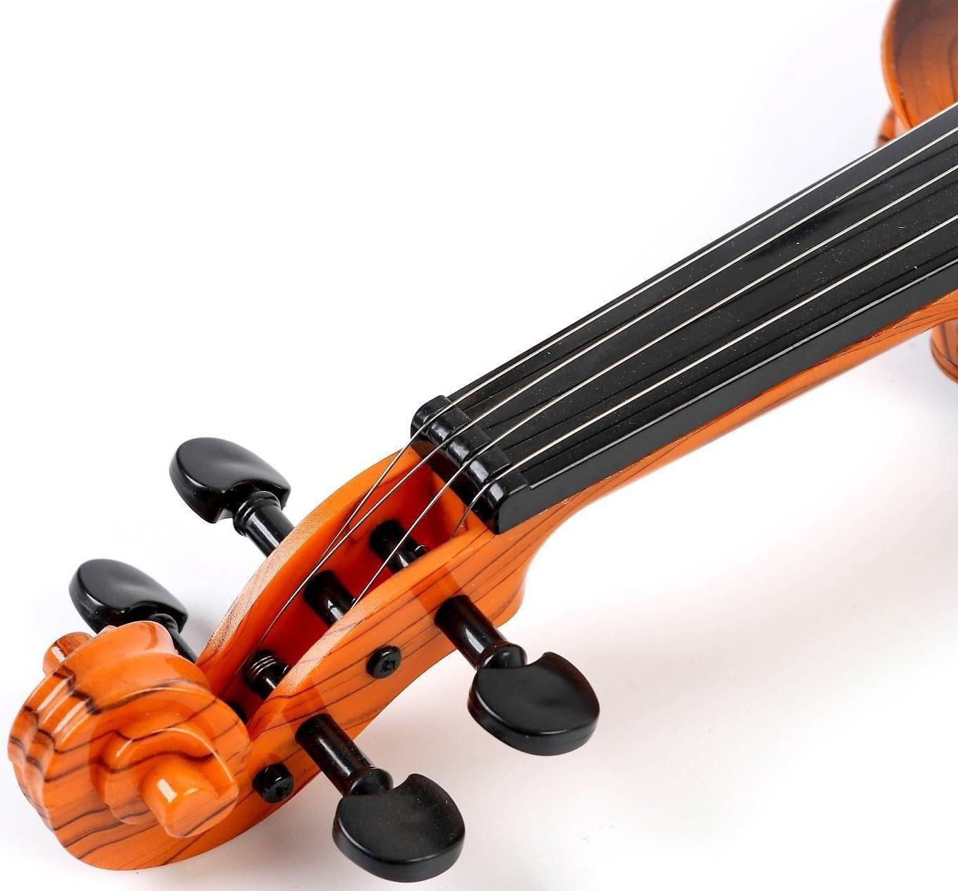 Игрушка музыкальная «Скрипка. Маэстро», звуковые эффекты, цвет коричневый