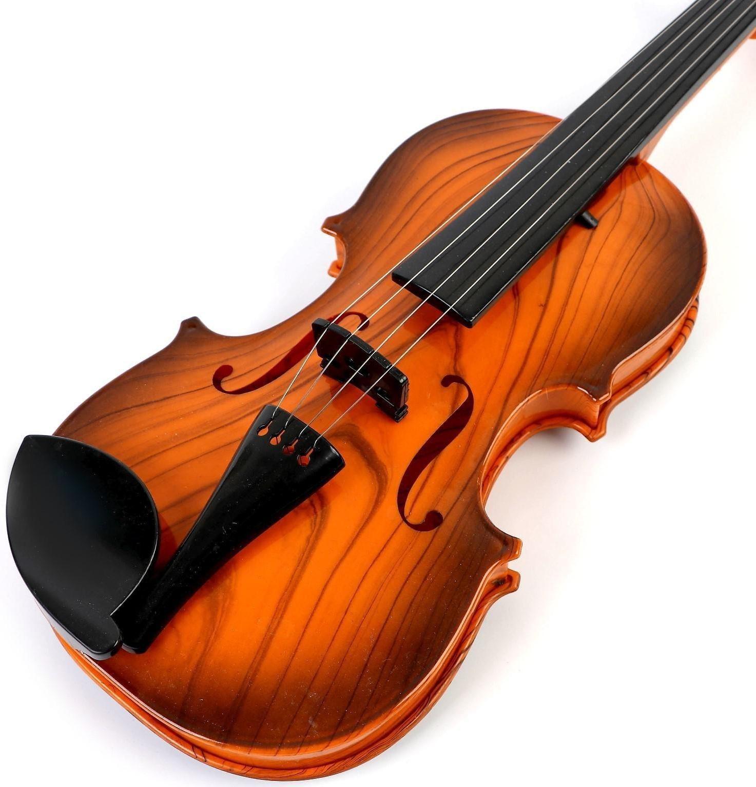 Игрушка музыкальная «Скрипка. Маэстро», звуковые эффекты, цвет коричневый