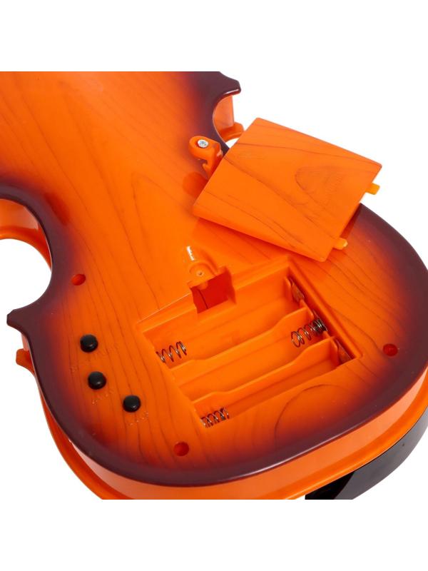 Игрушка музыкальная «Скрипка. Маэстро», звуковые эффекты, цвет коричневый