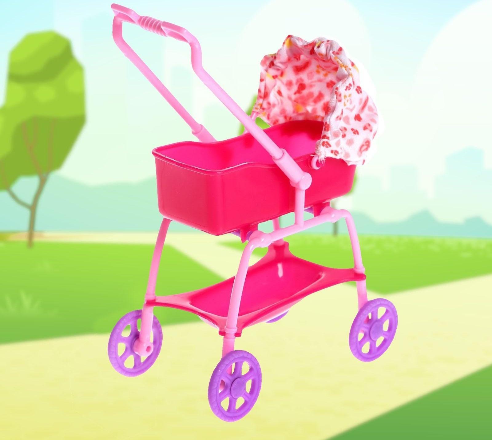 Кукла модель «Молодая мама», с пупсом, с аксессуарами, цвет бирюзовый