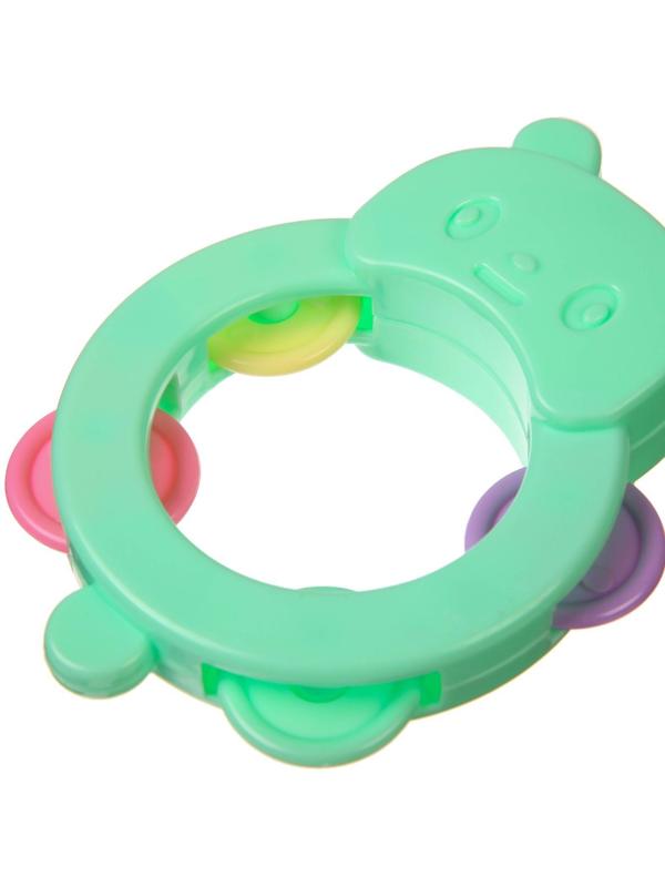 Погремушка бубен «Зайчик», МИКС