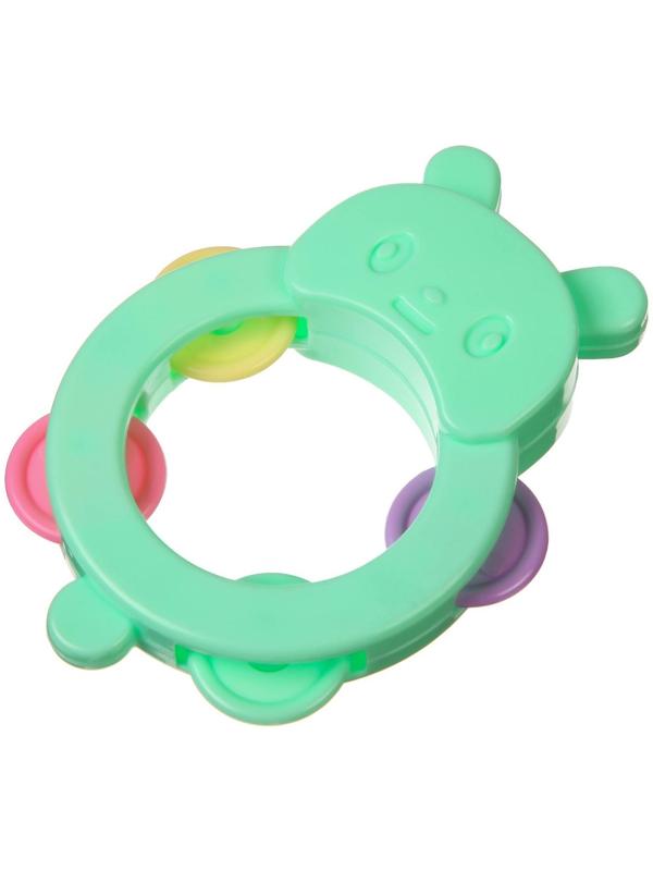 Погремушка бубен «Зайчик», МИКС