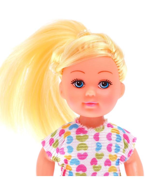 Кукла-малышка «Ева», в платье, МИКС