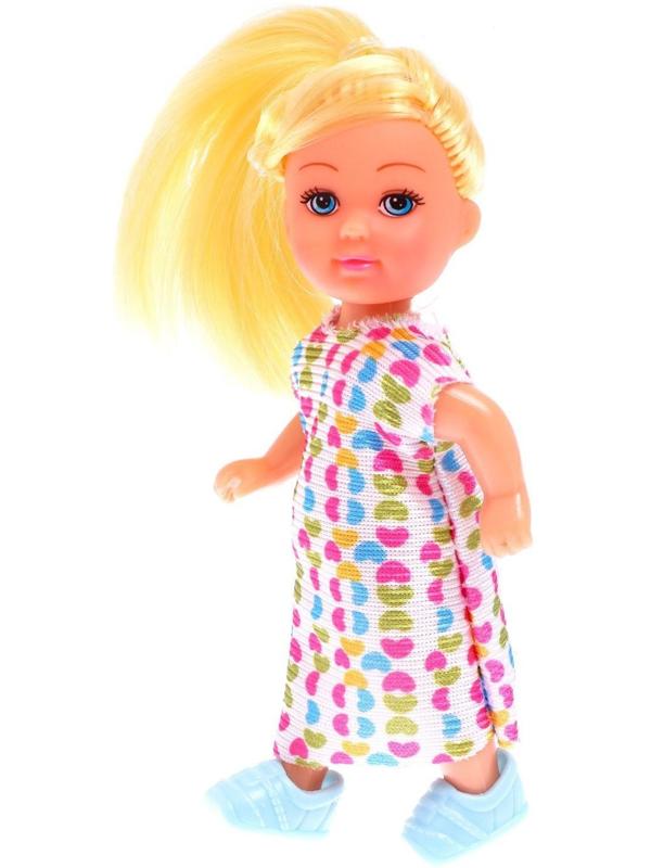 Кукла-малышка «Ева», в платье, МИКС