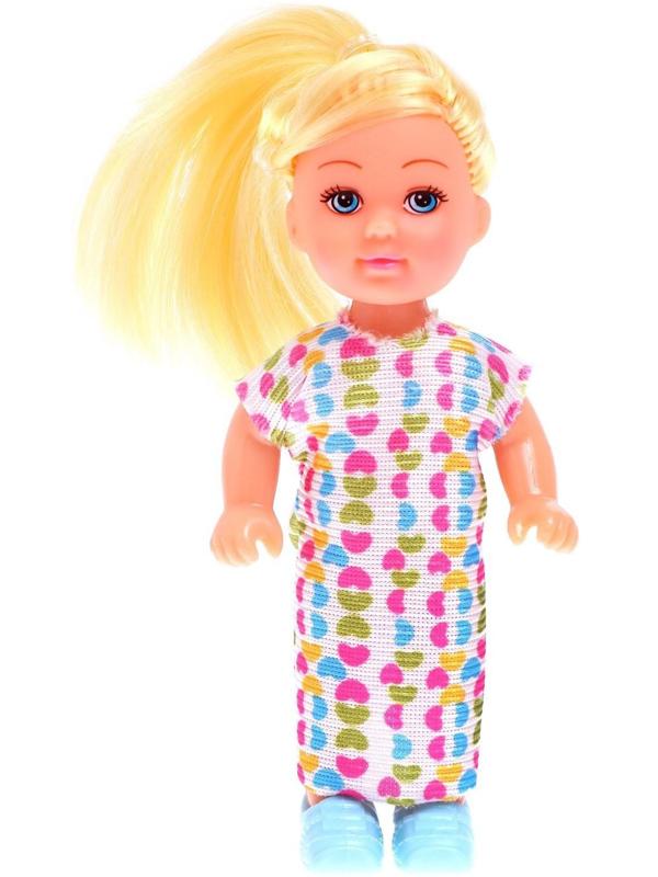 Кукла-малышка «Ева», в платье, МИКС