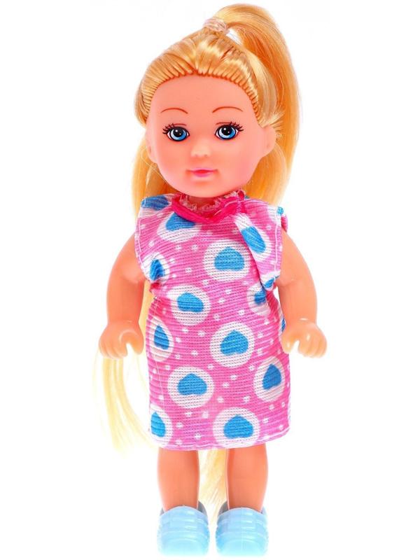 Кукла-малышка «Ева», в платье, МИКС