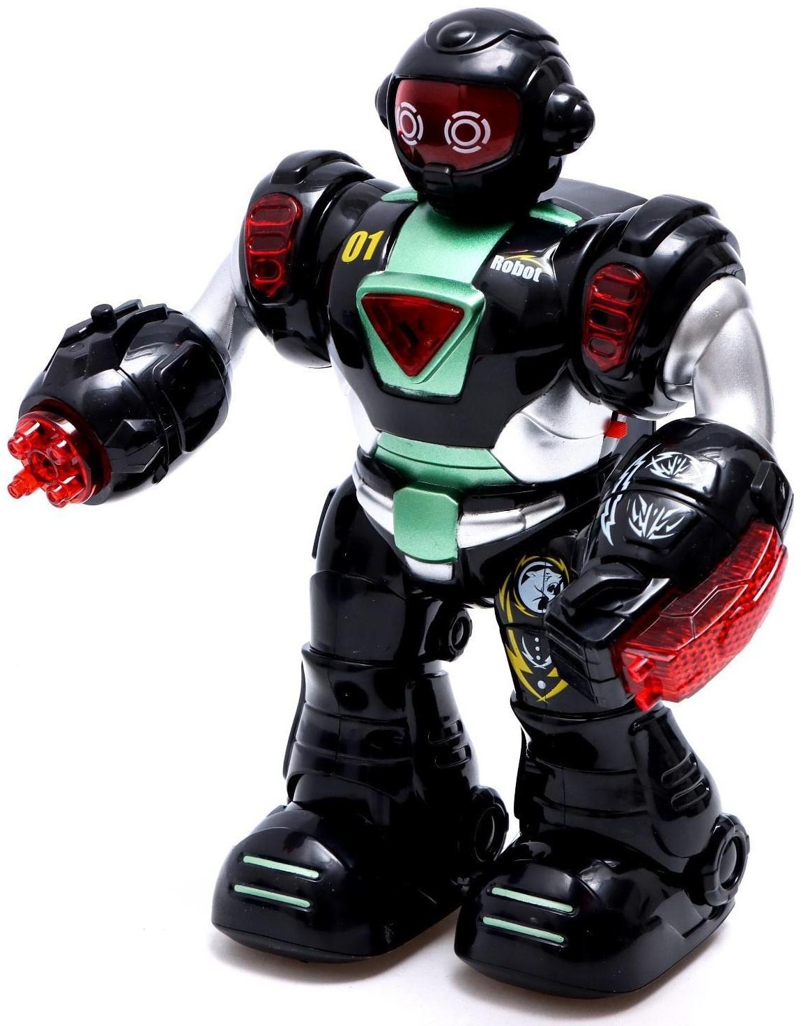 Робот «Супербот», световые и звуковые эффекты, работает от батареек, цвет зелёный
