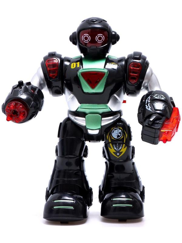 Робот «Супербот», световые и звуковые эффекты, работает от батареек, цвет зелёный