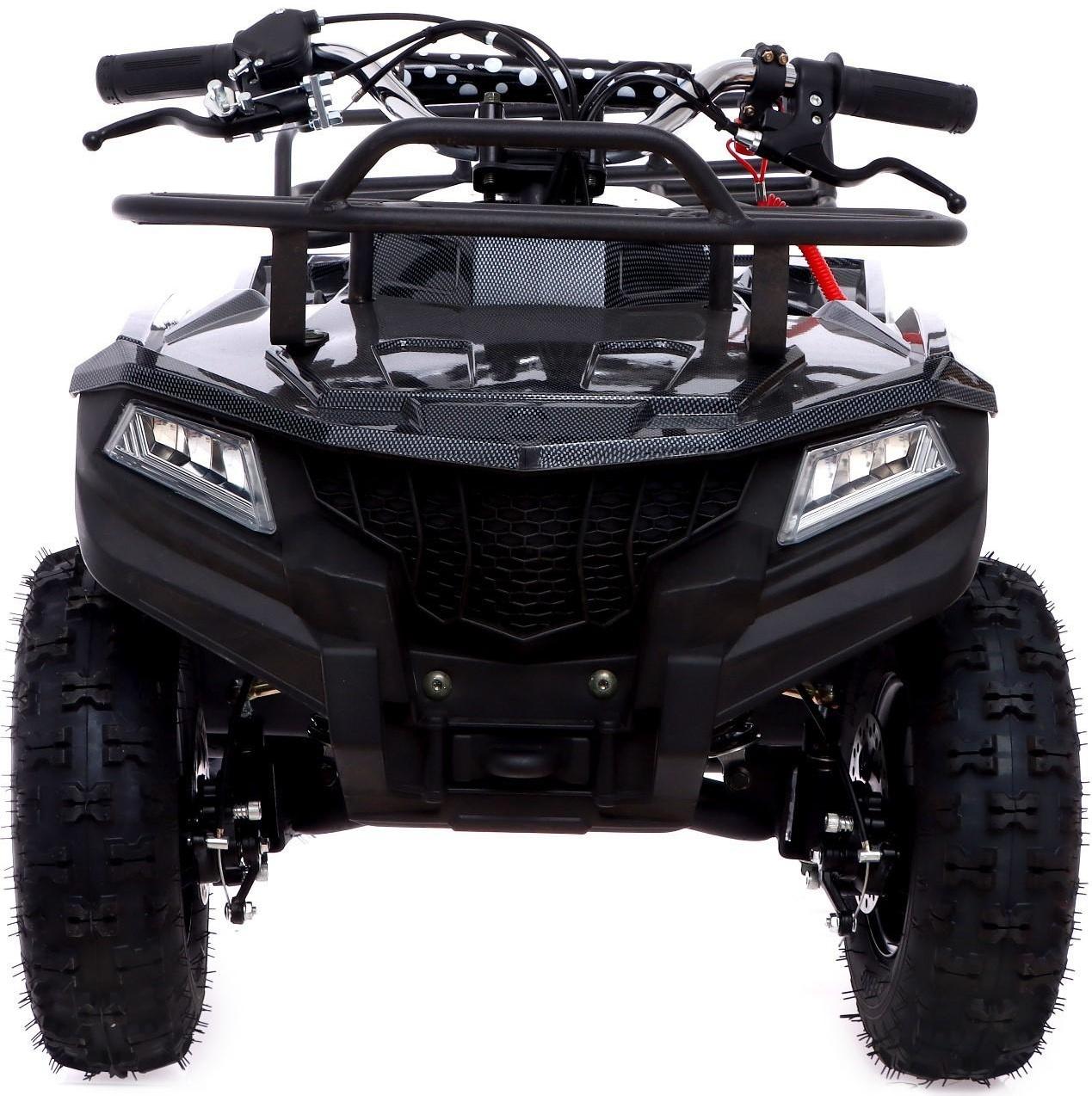 Квадроцикл бензиновый ATV GR6.40 - 49cc, цвет чёрный карбон