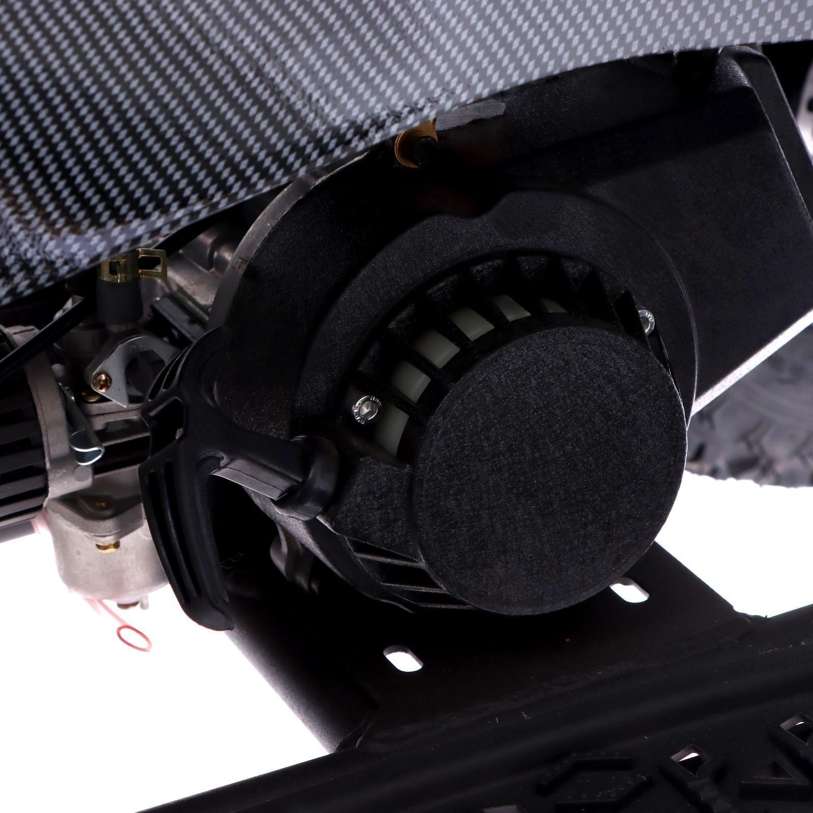 Квадроцикл бензиновый ATV GR6.40 - 49cc, цвет чёрный карбон