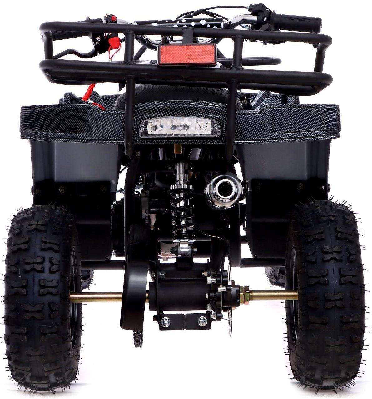 Квадроцикл бензиновый ATV GR6.40 - 49cc, цвет чёрный карбон