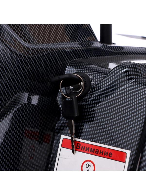 Квадроцикл бензиновый ATV GR6.40 - 49cc, цвет чёрный карбон