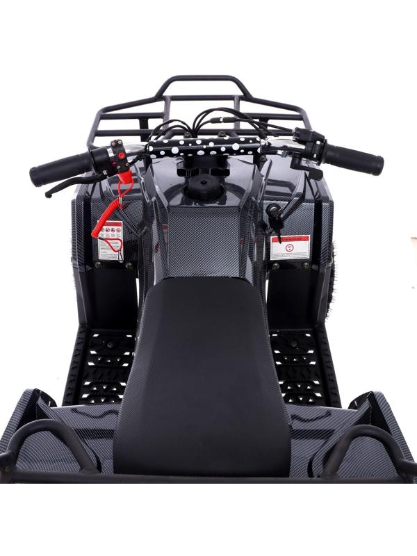 Квадроцикл бензиновый ATV GR6.40 - 49cc, цвет чёрный карбон