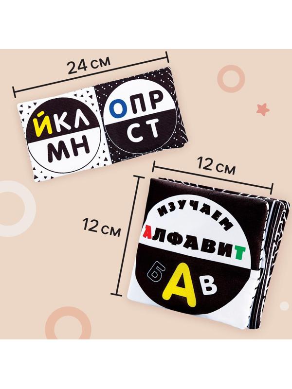 Книжка - шуршалка по методике Г. Домана «Азбука», 12х12 см